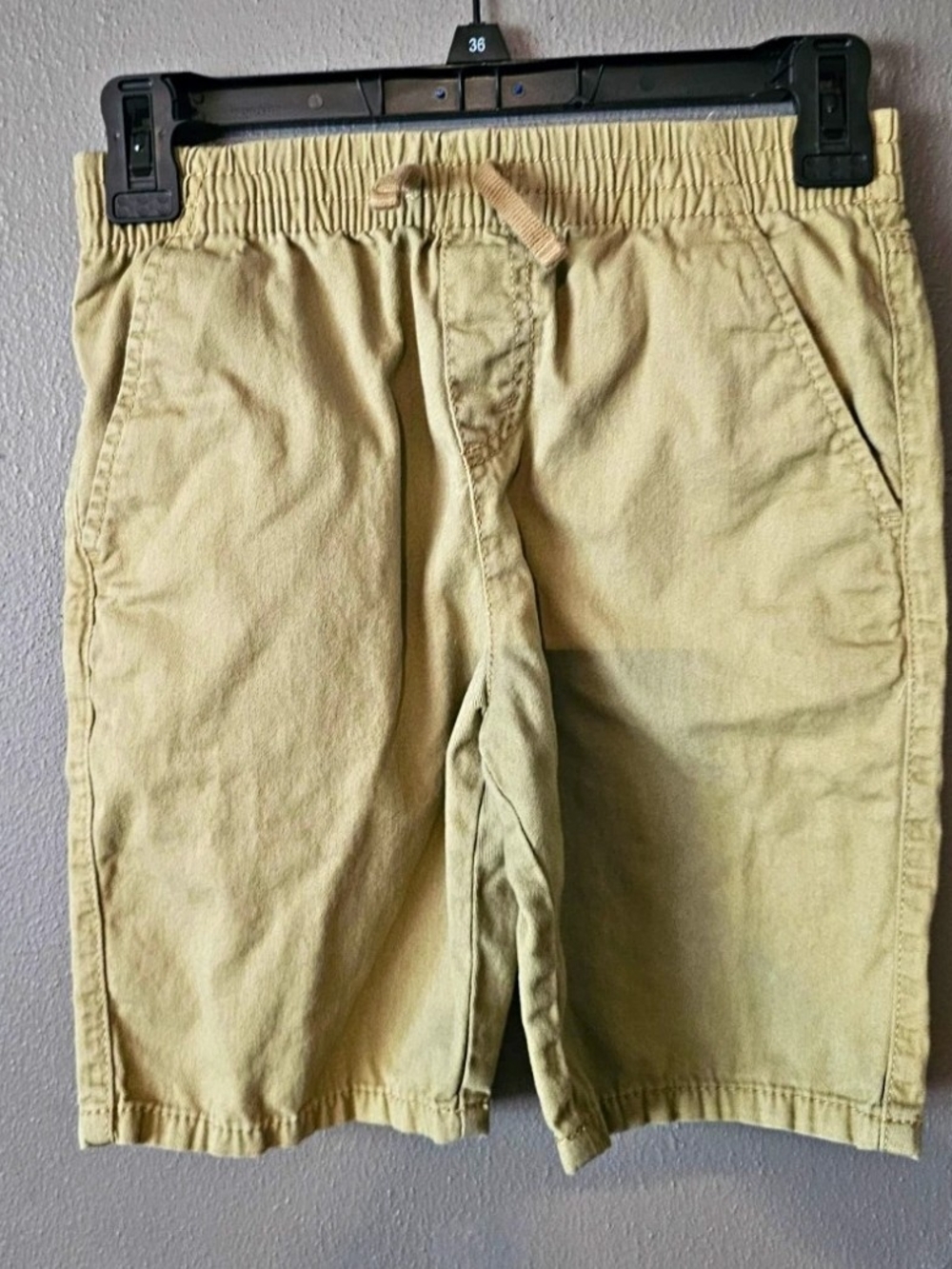 Levi's Light Olive Drawstring Waist Shorts